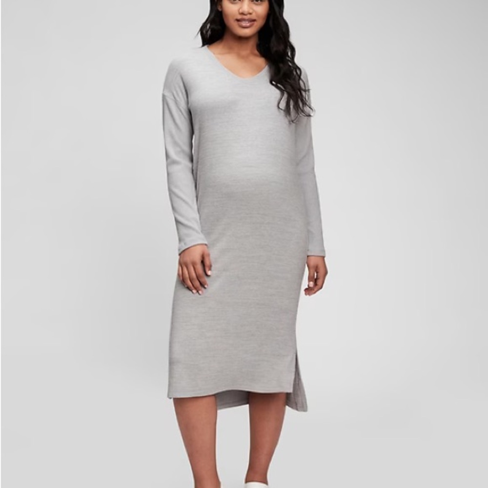 GAP black maternity softspun  dress M
